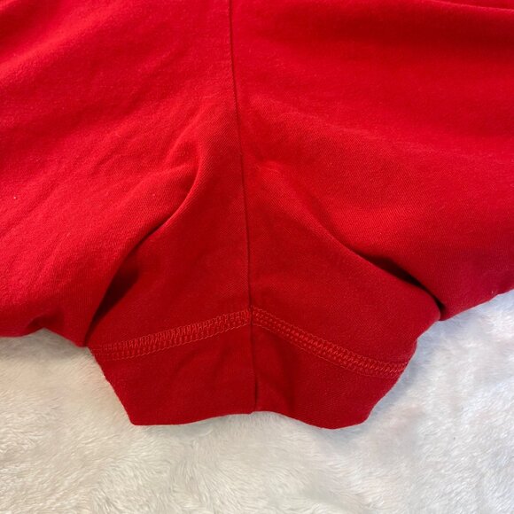 Nike Animal Print Leggings Women's Size XL Red Leopard Swoosh Cotton Spandex - Picture 7 of 12